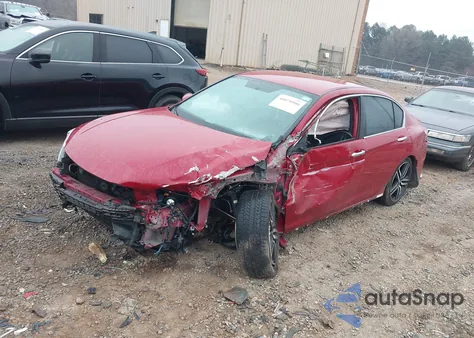 2017 Honda Accord Sport z USA, uszkodzony, nr VIN 1HGCR2F5XHA268692